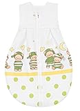 Alvi 471682123 Kugelschlafsack Molton, Sommer "Schlafmütze", grün