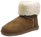 PIECES Damen PSDEVAN Winter Boot Schlupfstiefel, Braun Cognac, 40 EU