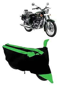 NEXTON Water Resistant Two Wheeler Scooter Bike Cover Compatible with Royal-Enfield Bullet 500 Dustproof Cover (Green Color)