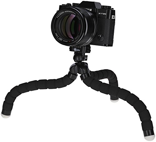 Comprar Rollei Monkey Pod - Mini Trípode Compacto Adaptable, Patas muy
flexibles con pies antideslizantes de goma - incl. Cabezal esférico
giratorio y placa de liberación rápida - Negro Revisión
