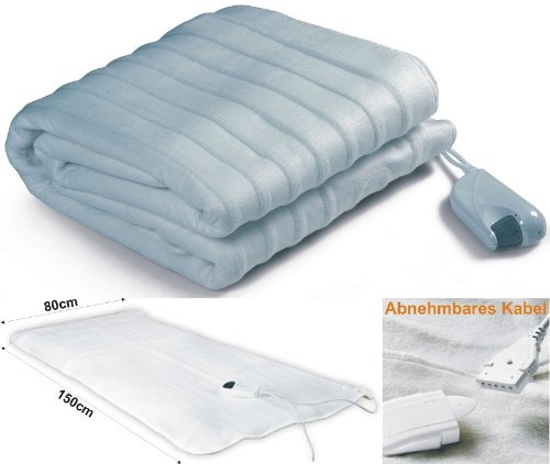 Heizdecke 150x80cm (elektrische Wärmedecke, 10 Heizstufen, Wärmeunterbett) - 5