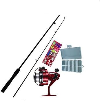 TY Fonoun Iso Fishing Rod FRP 165cm Ultra Light with Reel Hook Float FT69