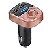 Produktbild Gaddrt Drahtlose Bluetooth-Freisprecheinrichtung FM-Transmitter MP3-Player Dual USB-Ladegerät UKW-Senderladegerät (Rose Gold)