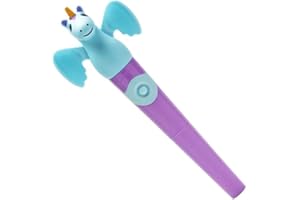 ATC HANDELS GMBH Talktools urządzenie do masażu Jiggler u 4 różnych zwierząt – żaba, leniwiec, jednorożec lub smok – zmniejsza napięcie mięśni szczęki, poprawia percepcję sensoryczną (jednorożec)