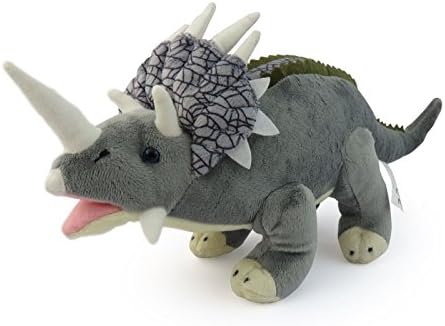 43cm Super Soft Grey Triceratops Dinosaur Plush Toy Bear Stuffed Animal 17" Kids Birthday Gift Present