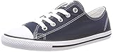converse sneaker leder weiß damen Typische Gummizehenkappe Converse Chuck Taylor Dainty C537649 Damen, Blau (Dunkelblau), Größe: 35,5 EU