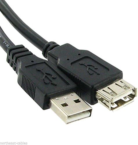Cables Direct USB2-023K - 3MTR USB 2.0 A M - A F BLACK EXTENSION CABLE B/Q 150