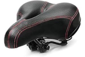 BEIHAOER Bike Seat Comfort Saddle Dual Spring Designed with Memory Foam Breathable Soft Bicycle Cushion