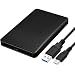 Produktbild Monllack Festplattengehäuse Slim Portable 2.5 Festplattengehäuse USB 3.1 Externes Festplattengehäuse Sata to USB Hard Disk Drives Festplattengehäuse