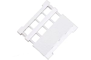 JONASHER Schrankregal-Trennwände, erweiterbar, Kleiderschrank-Organizer-System, Spannstange, verstellbares Aufhänger, Trennwände, 24 cm Breite für Schlafzimmer, Badezimmer, Weiß