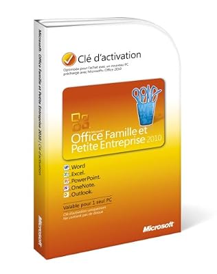 Microsoft office Famille et petite Entreprise (clé d'activation) 2010