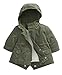 Mamas and Papas Baby-Boys Parka Jacket, Green (Khaki), 3-6 Months