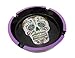 Produktbild Day Of The Dead Head Decorative Skull Polyresin Ashtray - Purple by Shopitivity LLC