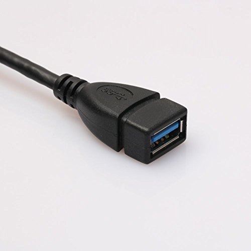 Balai Right Angle USB 3.0 Male to Female Extension Cable for Apple Pro Macbook Retina Series, 7.9inch USB3.0 Connector Kabel Male to Female for Computer, Tablet PC, TV, DVD player - 4