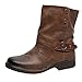 Produktbild Yvelands Damenstiefel Stiefeletten Damen Herbst Winter Aushöhlen Stiefeletten Damen Heel Halb Stiefel Schuhe Casual Boots Freizeit