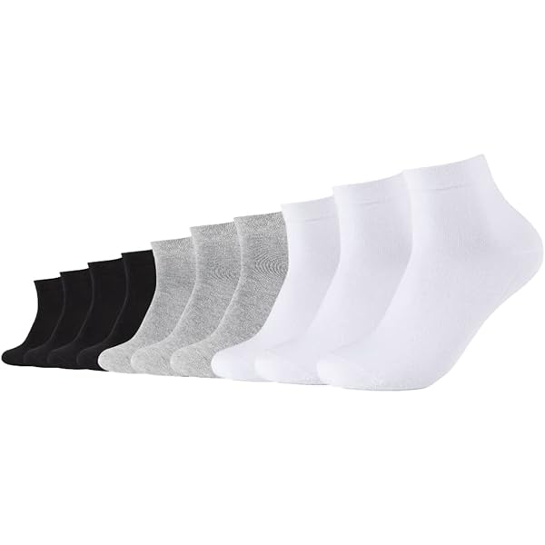 Camano Socken CA-SOFT Quarter 9er Pack | Größe 39-42, Weiß, Mit Verstärkter Ferse