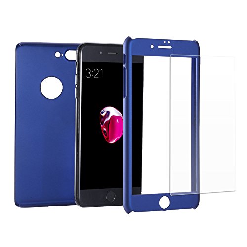Dreamer-Z Funda de m vil Iphone7 360 grados paquete s lido con un agujero para Iphone 7 Azul Marino reviews Dreamer-Z Funda de m vil Iphone7 360 grados paquete s lido con un agujero para Iphone 7 Azul Marino