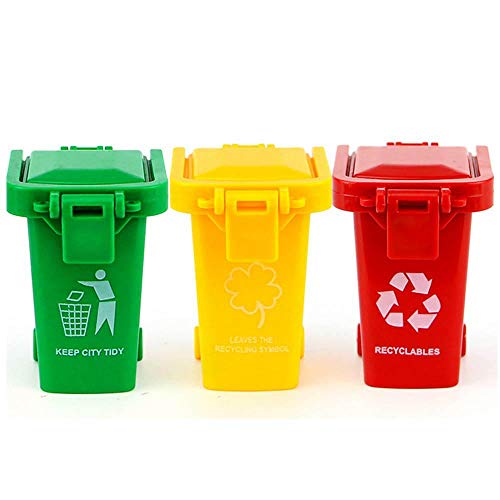 Preisvergleich Produktbild Leegoal Mülltonnenspielzeug, bunt, Mülltonnenspielzeug, Mini-Mülltonne, für Kinder