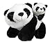 Tickles Black Mother Panda With Baby Stuffed Soft Plush Toy Love Girl 40 Cm RS.759.00