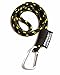 Produktbild Original Lanyards® Schlüsselband mit Karabiner in Sardinendose in 5 Farben erhältlich - (Made In Portugal) Schwarz/Gelb