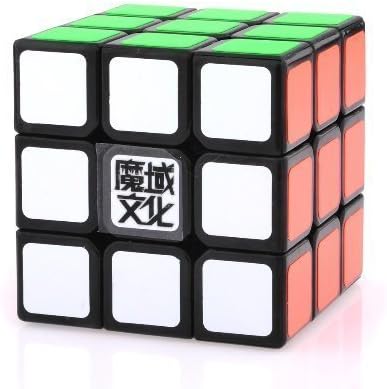 3x3x3 YJ Moyu Weilong Plus 54.5mm Black Version 2 Speed Cube Puzzle New V2 3x3
