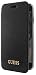 Produktbild Guess GUFLBKP7LIGLTBK Iridescent Collection Booktype Schutzhülle für Apple iPhone 8 Plus / 7 Plus klar/schwarz