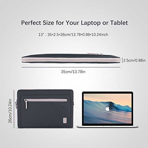 WIWU 13 Zoll Schutzh  lle  Wasserdicht Laptop Tasche  Nylon Tablet Tasche H  ll f  r Das Neue MacBook Pro 13  Late 2016   Leicht   Elegant Ultrabook H