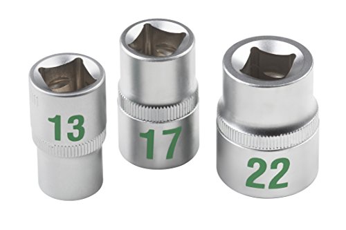 Meister Bit- und Steckschlüssel-Satz 64-teilig ✓ 1/2 + 1/4 Zoll Antrieb ✓ Große Ziffern ✓ Chrom-Vanadium-Stahl ✓ Robuster Metallkoffer ✓ Umschaltknarre | Knarrenkasten | Nusskasten | Ratschenkasten | Profi-Steckschlüsselkasten | Steckschlüssel-Set | 8429300 - 4