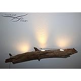 TreibholzTraum Wandlampe BALTIC WALLY aus echtem Treibholz – Unikat – Ostsee Design – Handarbeit – LED – Wandleuchte Kabel