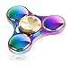 Produktbild Hand Spinner Fidget Alliage Finger Focus Toy avec Roulements Rapides et Surface Lisse, EDC Tri Spinner Réducteur de Stress pour le Soulagement de L'anxiété, ADD, ADHD et Finger Training Tool, Rainbow