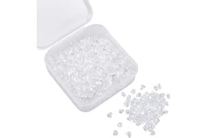 Xzeemo 1000 Pezzi Chiusure per Orecchini Universale, Tappo Antiallergico per Orecchini in Silicone, Schienali per Orecchini di Sicurezza, Tappi per Orecchini Ricambio per la sostituzione fai-da-te