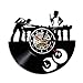Produktbild KIrSv Vinyl-Wanduhr 1 Stück Snooker Thema Schallplatte Wanduhr Kreative Dekorative Wandkunst Sport Thema Led Schwarzlicht Zeit Moderne Wohnkultur