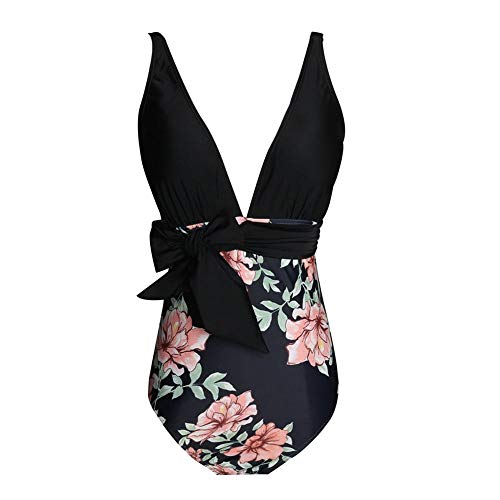 Domybest 2 Pcs Swimsuit Bikini Set, Mom and Daughter Swimwear Bathing Suit Family Matching Outfits