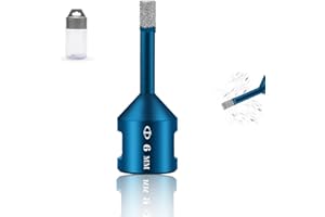 JOISIDE Fliesenbohrer 6mm x M14 Diamantbohrer Glasbohrer Fliesen Diamant Feinsteinzeug Bohrer für Keramik Granit Glas Porzellan Winkelschleifer