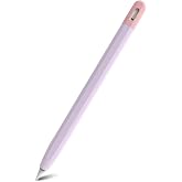 NovStrap Apple Pencil Usb-C ile Uyumlu Kılıf Apple Pencil Usb C ile Uyumlu Silikon Koruma Kılıfı LİLA