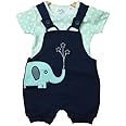 INDHRANI Dungaree Set for Baby Boy and Baby Girl | Kids Cotton Clothing Set