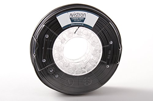 Avistron mini 500gr Carbon Fiber Filament 1.75 und 2.85mm Dunkelgrau 3D Drucker Spezial Filament Minirollen verschiedene Größen innovative Verpackung - 2