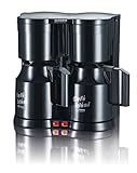 Severin KA 5828 Duo-Kaffeeautomat mit Thermokannen (800 Watt, Edelstahl) schwarz