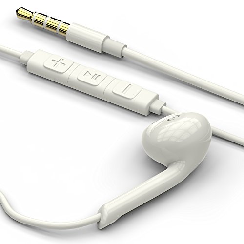 Auriculares shenzoo con regulador de volumen micr fono para Apple iOS y Android de color blanco reviews Auriculares shenzoo con regulador de volumen micr fono para Apple iOS y Android de color blanco