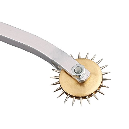 KAIKSO-IN 4 mm Überstichstichabstand Papiermodelle Roulette-Rad Leder Nähen Werkzeug - 4