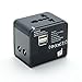 Memore 2 USB International All in One Universal World Wide Travel Plug Adapter with Surge Protector - Supports more then 150 countries Black RS.499.00