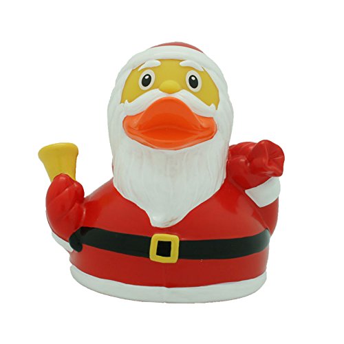 LiLaLu 8,5 cm Santa Duck Spielzeug (Mehrfarbig)