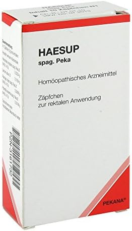 Haesup Spag. Peka Suppositories 10 Pieces Suppositories