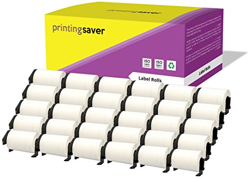 30x Brother DK-11241 102 x 152 mm Compatible Shipping Labels Rolls (200 Labels per Roll) for Brother P-Touch QL-1050, QL-1050N, QL-1060N Label Printers