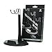 Produktbild 1/6 12 inches Action Figure Doll Base Display Stand U Type - Detachable, Adjustable Height, Pack of 1, Retail Packaging, Black