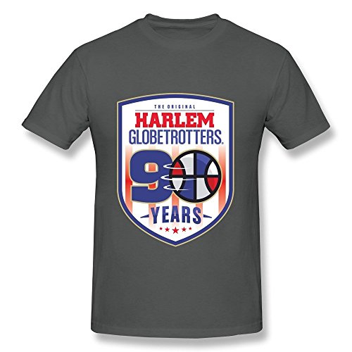 Harlem Globetrotters 90 Years T Shirt For Men Black Large