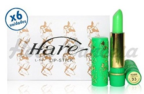 Pintalabios Mágico Marroquí Labial HARE Permanente ORIGINALES PACK 6 UNIDADES