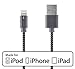 Produktbild Lightning Kabel [Apple MFI zertifiziert] iCASEIT Lightning zu USB Kabel für iPhone 6s / iPhone 6 / 6 Plus / iPhone 5 / iPad Air 2 / iPad Mini 3 / iPod 5 / iPod Nano ( Gray & Black | Grau & Schwarz )
