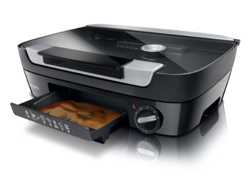 Philips HD6360/20 Tischgrill, Doppelplatte, Aroma- und Räucherei, Avance Collection - 4