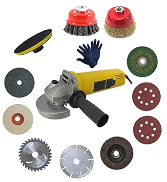 Inditrust 900W Multi Use Powerful Grinder With Multi Usable Combo Angle Grinder (100 mm Wheel Diameter) Angle Grinder (100 mm Wheel Diameter)